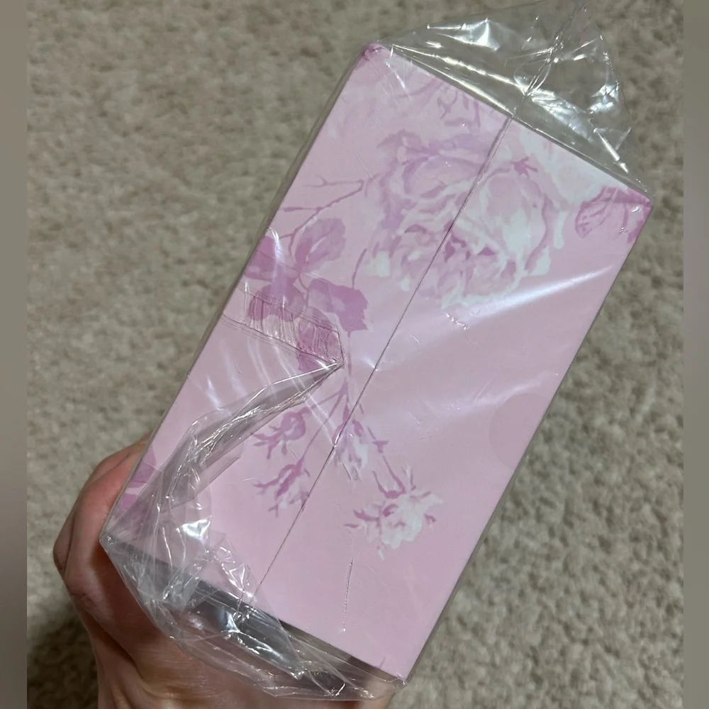 PINK LoveShackFancy Quilted Floral Makeup Bag Beaux Icons OS Barbiecore Y2K